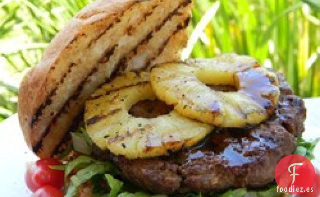 Hamburguesas Teriyaki De Piña - Asiática Recetas