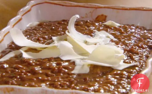 Budín de Risotto de Chocolate