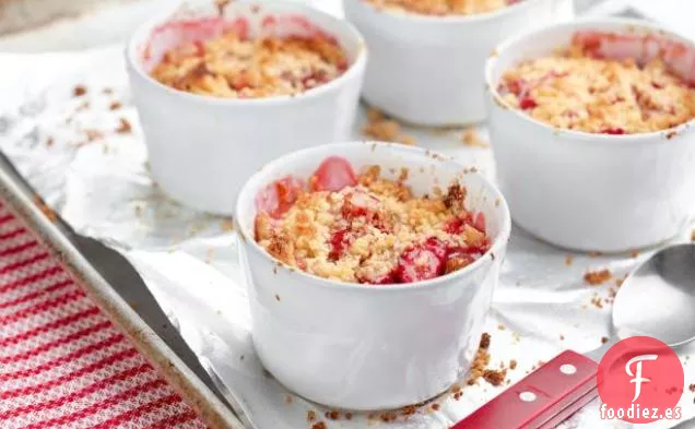Crumble de Ruibarbo de Fresa