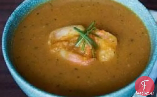 Sopa Picante de Calabaza y Camarones de la marca LACTAID® 