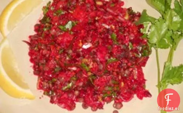 Ensalada de Lentejas de Remolacha y Zanahoria