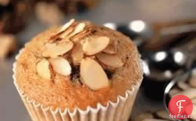 Muffins de Chocolate con Plátano y Almendras