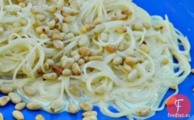 Pasta de Pelo de Ángel con Pignoli