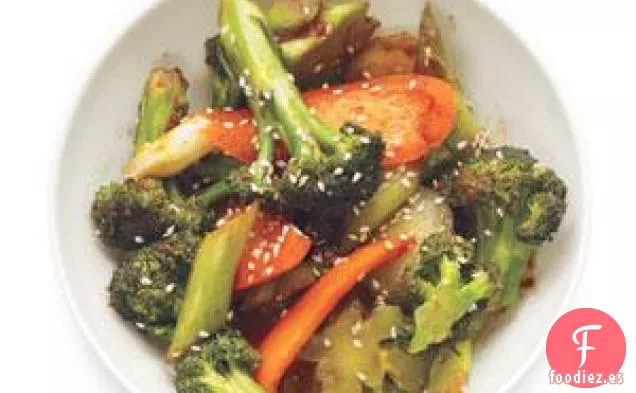 Salteado De Brócoli Y Pimienta