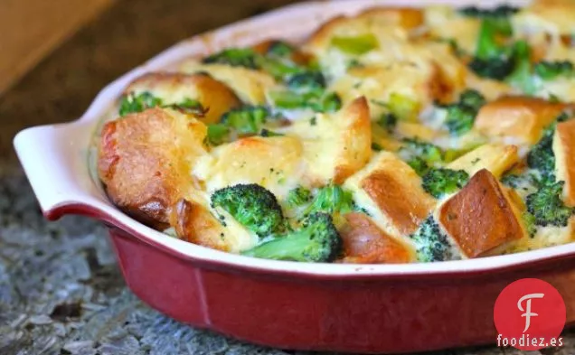 Cazuela de Desayuno con Brócoli y Puerro