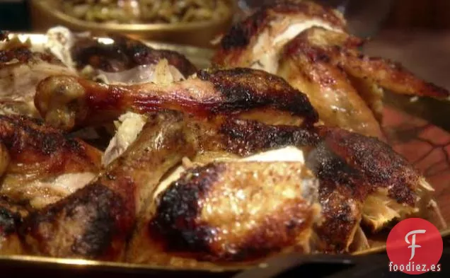 Pollo Asado con Mantequilla de Limón