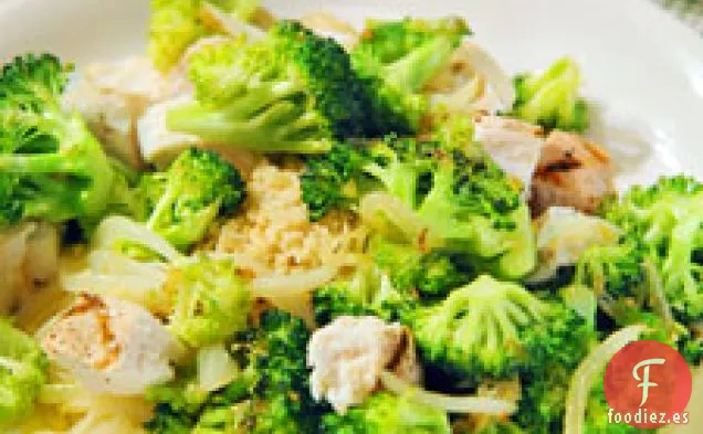 Plato de Cuscús de Brócoli Mediterráneo