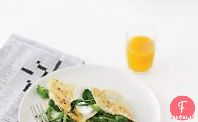Tortilla de brócoli y queso Muy fácil