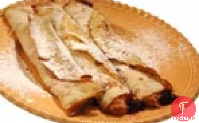 Crepes Húngaros con Mantequilla de Maní y Mermelada: Palacsinta