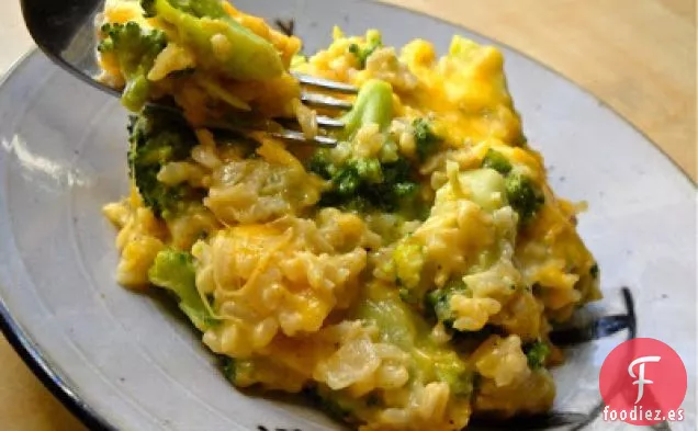 Cazuela de Arroz con Brócoli