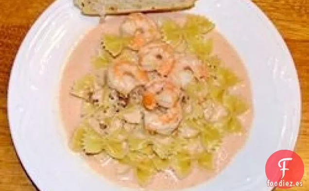 Salsa Rosa para Pasta (Camarones)