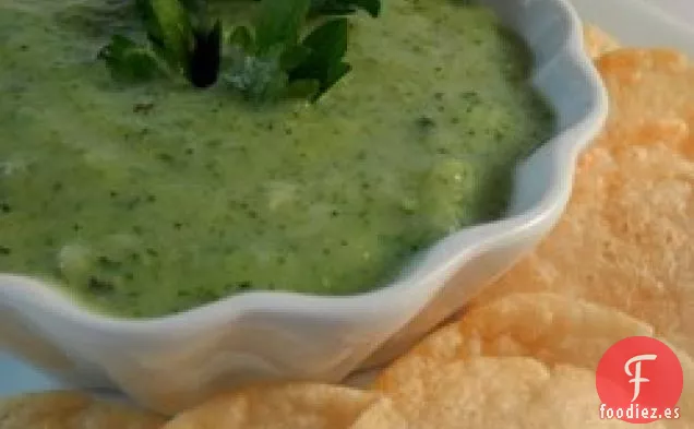 Sopa Cremosa Rápida de Calabacín