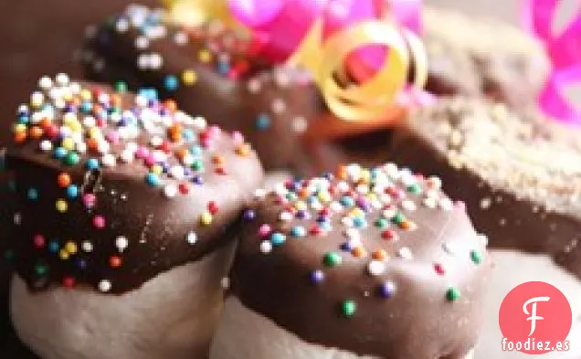 Malvaviscos Cubiertos de Chocolate