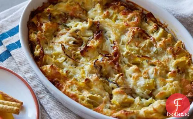 Salsa de Alcachofa con Cebolla y Queso