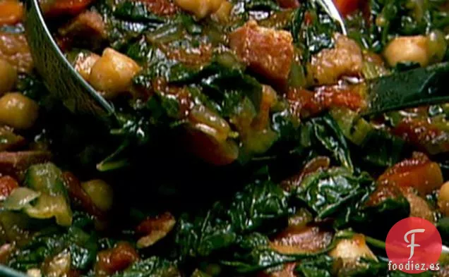 Sopa de Garbanzos, Jamón y Acelgas de Neely