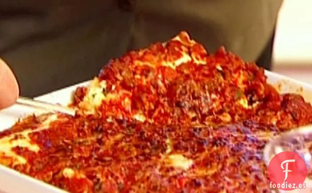 Lasaña con Salchicha de Pavo