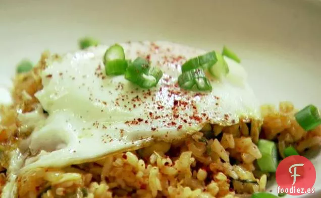 Arroz Frito Kimchi con Huevo Frito