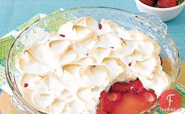 Merengue de Fresa Gratinado