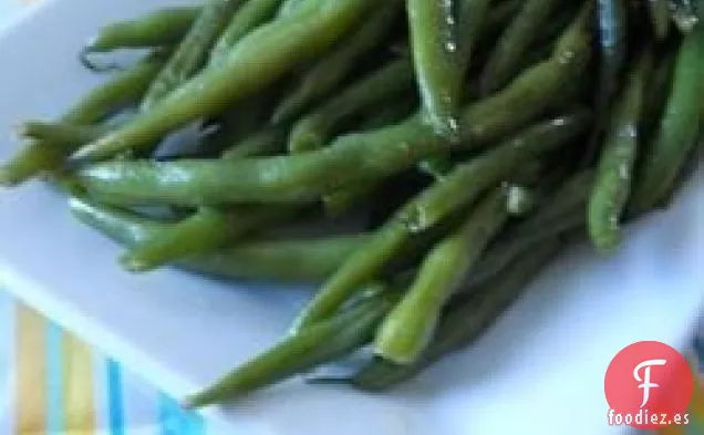 Judías Verdes Fritas en Sartén