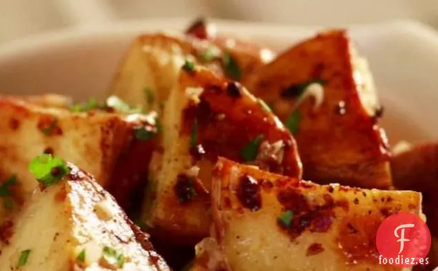 Patatas Rojas Asadas con Vinagreta de Mostaza