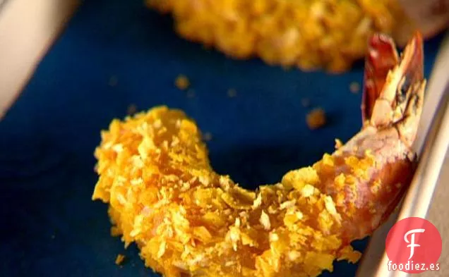 Camarones Crujientes de Coco al Curry