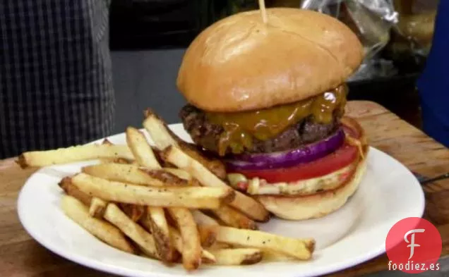 Hamburguesa de Cerdo a la Barbacoa