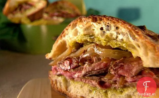 Sándwiches de Carne Cubana