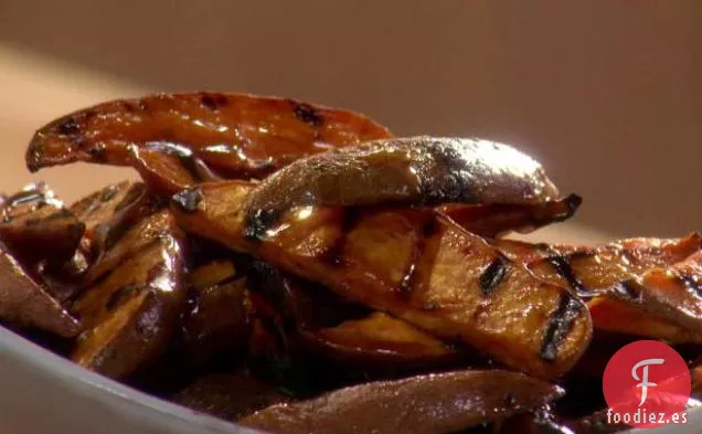 Rodajas de Batata a la Parrilla con Mantequilla de Arce