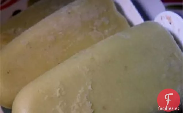 Aguacate Limón Popsicles