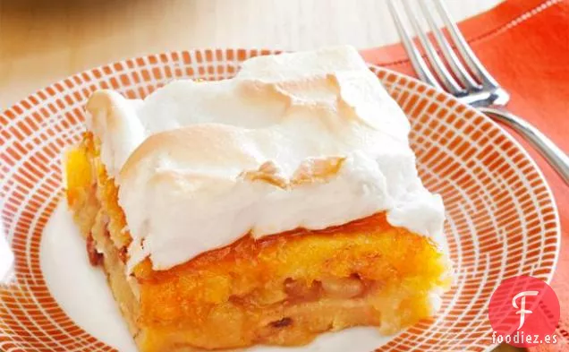 Pastel de Budín de Pan de Manzana