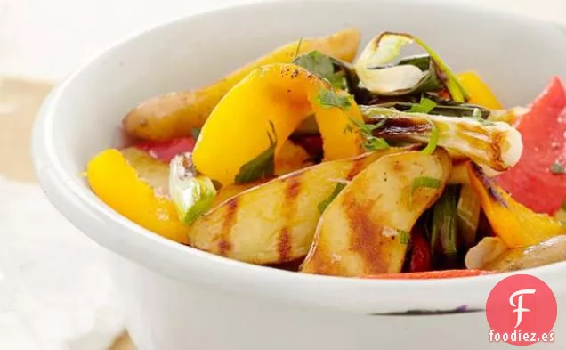 Ensalada de Papas y Pimienta a la Parrilla