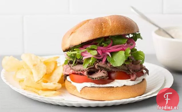 Sándwiches de Carne Asada