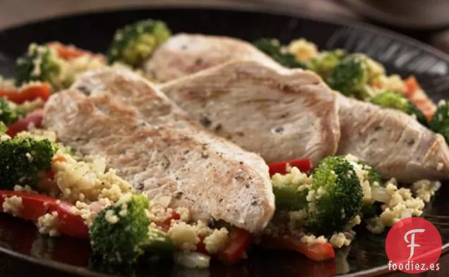 Pavo Y Brócoli Con Cuscús