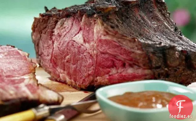 Costilla Ahumada con Salsa de Carne de Vino Tinto