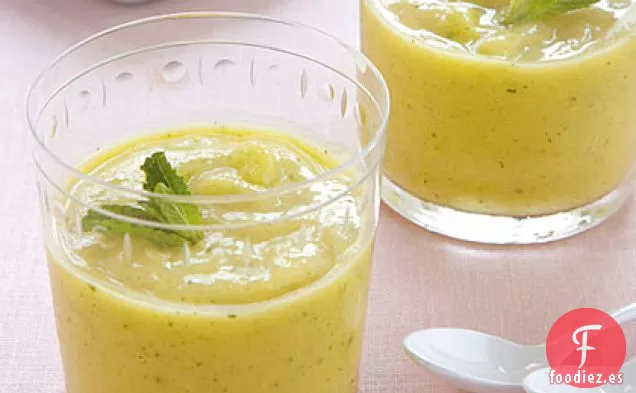 Batido Cremoso de Mango, Aguacate y Lima