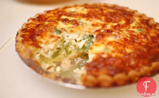 Quiche De Brócoli Y Jamón Fácil