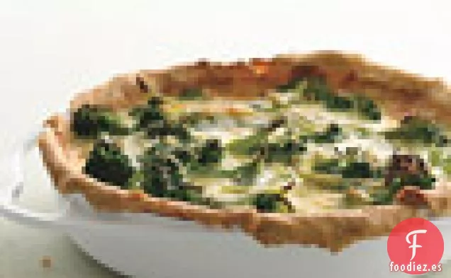 Quiche de Brócoli y Ajo