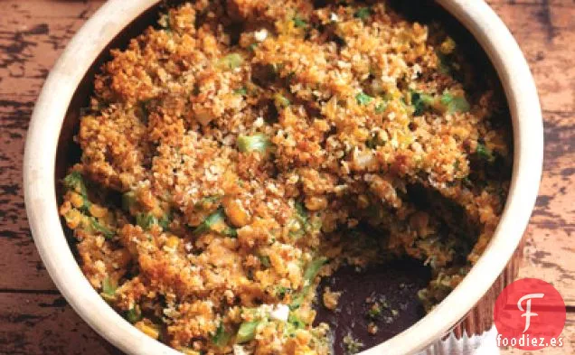 Cacerola de Maíz con Brócoli Salado