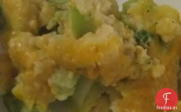 Maíz y Brócoli Festoneados
