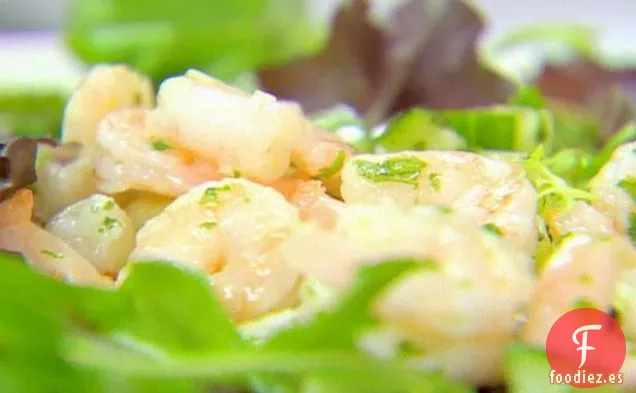 Ensalada de Camarones con Pepino y Menta