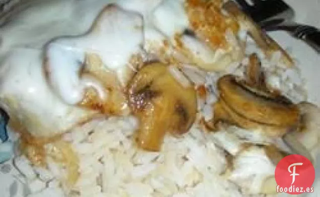 Pollo con Champiñones Mozzarella