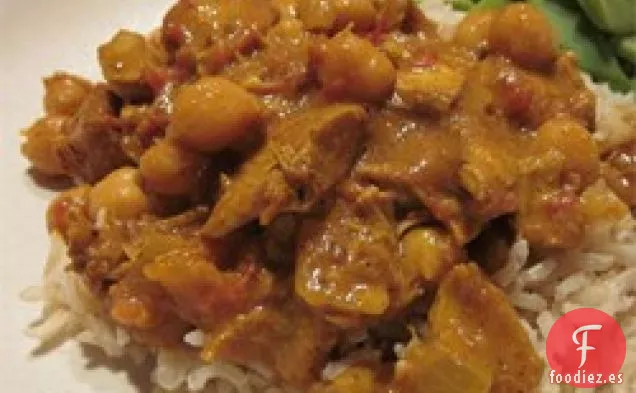 Garbanzos y Pollo al Curry