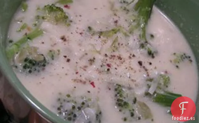 Sopa de Queso con Brócoli III