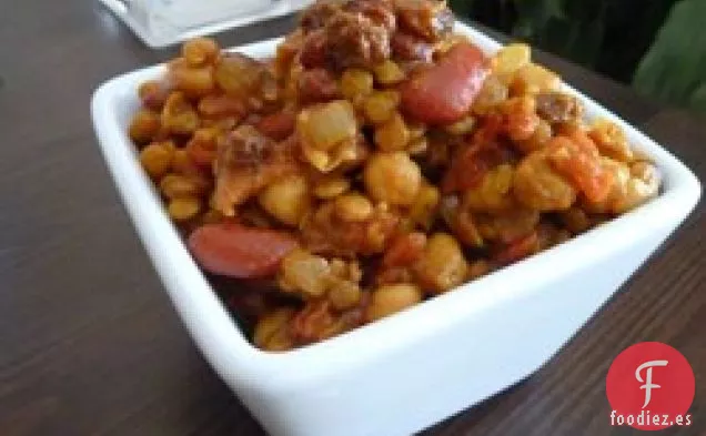 Curry de Frijoles Vegetarianos