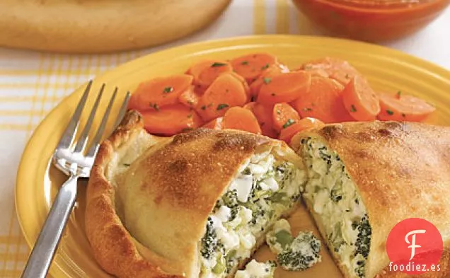 Calzones de Brócoli y Queso Doble