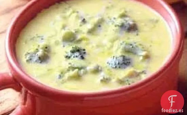 Sopa de Queso con Brócoli