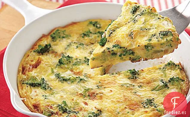 Brócoli y Frittata de Queso Feta - Sin Gluten Recetas