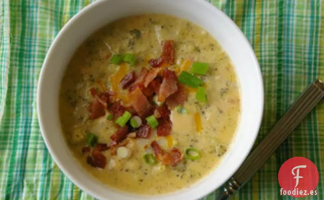 Sopa de Queso con Brócoli
