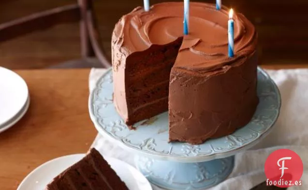 Pastel de Cumpleaños de Chocolate Grande