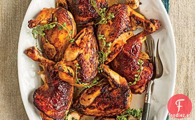 Pollo Asado En Salmuera con Melaza
